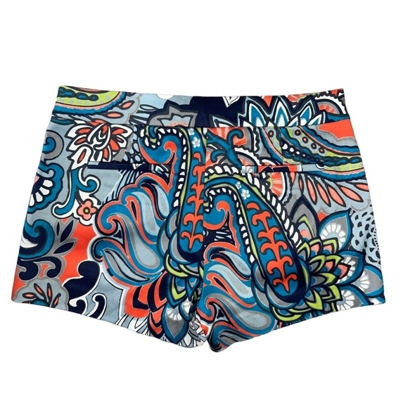 NWT J. Crew Moonglow Paisley 70’s style shorts. Size 2 - Picture 2 of 3
